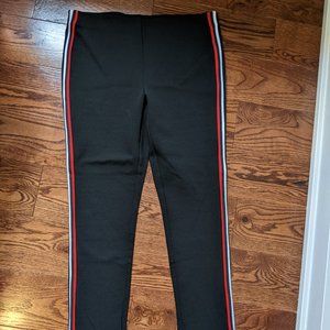 BRAND NEW WITH TAGS GUESS FILO SIDE STRIPE LEGGINGS SIZE XL